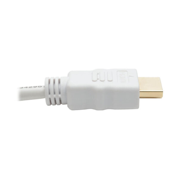 Tripp Lite series High-Speed HDMI Cable, Gripping Connectors, 4K @30Hz (M/M), White, 16 ft. (4.88 m)