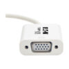 Tripp Lite series Keyspan Mini DisplayPort to Active VGA Adapter, Video Converter (M/F), White, 6-in. (15.24 cm), TAA
