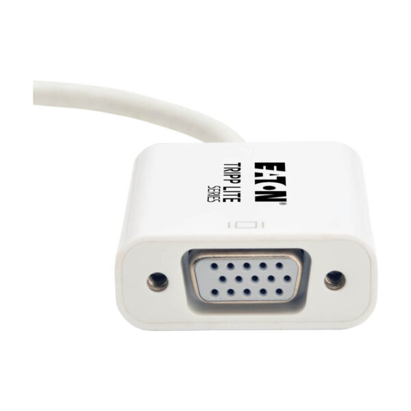 Tripp Lite series Keyspan Mini DisplayPort to Active VGA Adapter, Video Converter (M/F), White, 6-in. (15.24 cm), TAA
