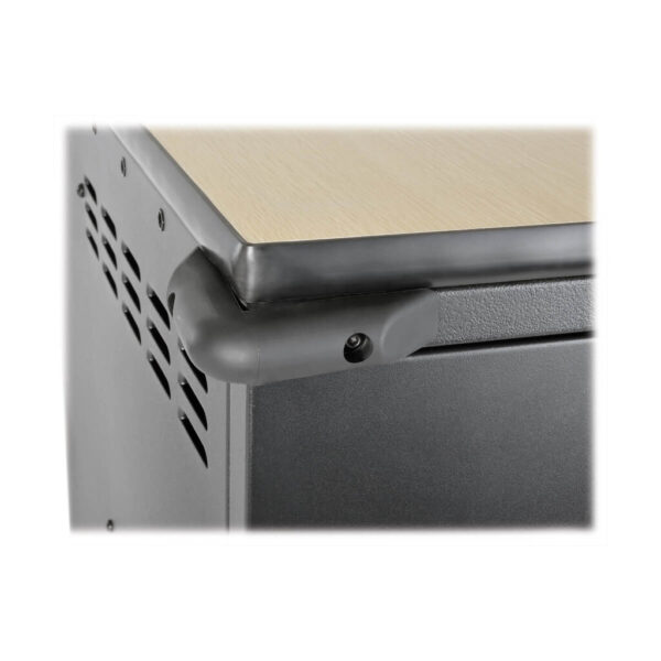 Tripp Lite series Multi-Device Charging Cart, 36 AC Outlets, Chromebooks and Laptops, 230V, BS 1363, Black