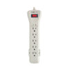 70cc9495a0178af9eb7eca118f2ef08c Tripp Lite series Protect It! 7-Outlet Surge Protector, 7 ft. Cord with Right-Angle Plug, 2160 Joules, Diagnostic LEDs, Light Gray Housing
