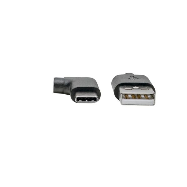 70dcb4ae67638737e3b746ea4acfbb96 Tripp Lite series USB-A to USB-C Cable, Right-Angle USB-C, USB 2.0, (M/M), 6 ft. (1.83 m)