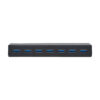 Tripp Lite series 7-Port USB-A Mini Hub - USB 3.x (5Gbps), International Plug Adapters