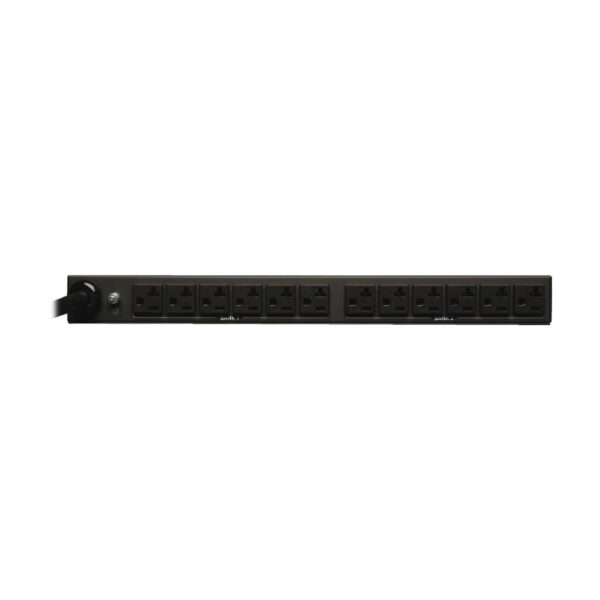 7152d6bd01fa16c8c503c2727c825fb1 Tripp Lite 2.9kW 1-Phase Basic PDU with ISOBAR, 120V, 3840 Joules, 12 5-15/20R Outlets, L5-30P Input, 15 ft. Cord, 1U Rack, TAA - PDUH30-ISO