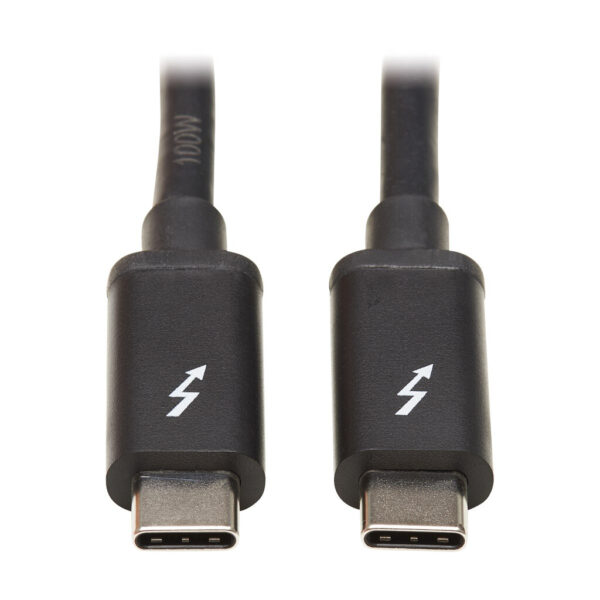 Tripp Lite series Thunderbolt 3 Passive Cable (M/M) - 20 Gbps, 5A 100W Power Delivery, 4K/60 Hz, 2M (6.56 ft.), Black