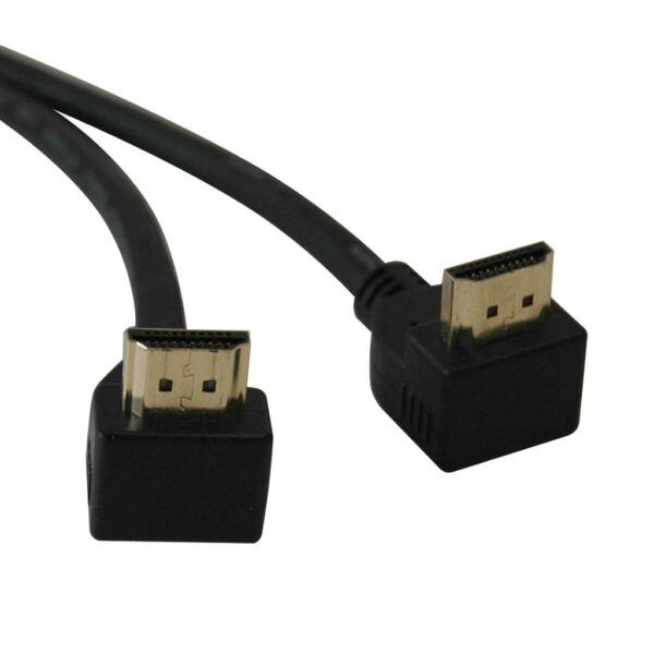 Tripp Lite series High-Speed HDMI Cable with 2 Right-Angle Connectors, Digital Video with Audio (M/M), 6 ft. (1.83 m)