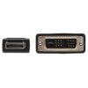 Tripp Lite series DisplayPort to DVI Adapter Cable (DP with Latches to DVI-D Single Link M/M), 10 ft. (3.1 m)