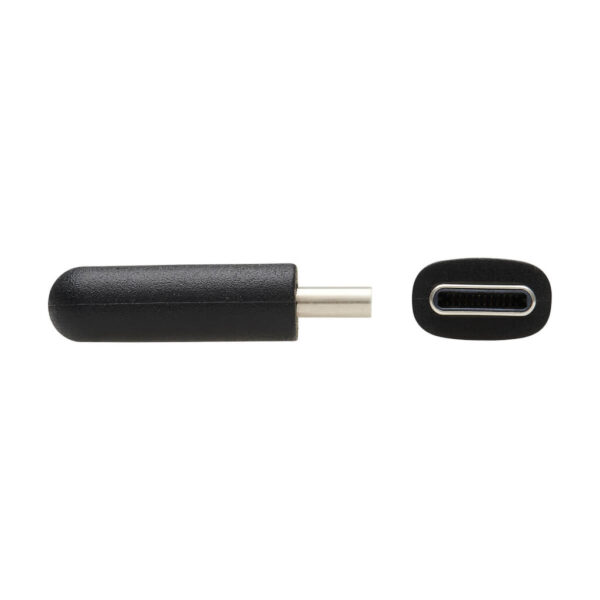 Tripp Lite series USB-C Cable (M/M) - USB 2.0, Right-Angle Plug, Black, 1 m (3.3 ft.)