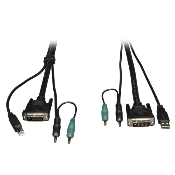 Tripp Lite series DVI / USB / Audio KVM Cable Kit, 6 ft. (1.83 m)