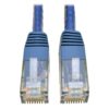 Tripp Lite series Cat6 Gigabit Molded (UTP) Ethernet Cable (RJ45 M/M), PoE, Blue, 75 ft. (22.86 m)