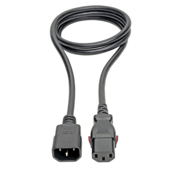 Tripp Lite series Power Extension Cord, Locking C13 to C14 PDU Style - 10A, 250V, 18 AWG, 4 ft. (1.22 m)