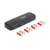 72570eab2348a4e2953880f99f729cb7 Tripp Lite series USB-A Port Blockers with Reusable Key, 4 Pack, TAA