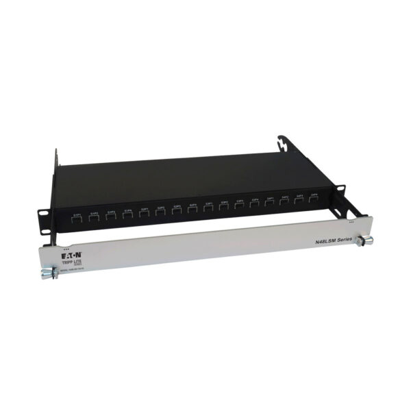 7264c15b77b1e86312447d8d9c0e7506 Tripp Lite series Spine-Leaf MPO Panel with Key-Up to Key-Up MTP/MPO Adapter - 12F MTP/MPO-PC M/M, 8F OM4 Multimode, 16 x 16 Ports, 1U