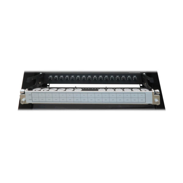 726d8d95ac142a66aea0fe600bbcbfff Tripp Lite series Spine-Leaf MPO Panel with Key-Up to Key-Up MTP/MPO Adapter - 12F MTP/MPO-PC M/M, 8F OM4 Multimode, 16 x 16 Ports, 1U