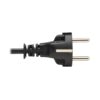 Tripp Lite series Laptop Power Cord, Schuko to C5 - 2.5A, 250V, H05VV-F, 2 m (6.6 ft.), Black - P058-02M-EU