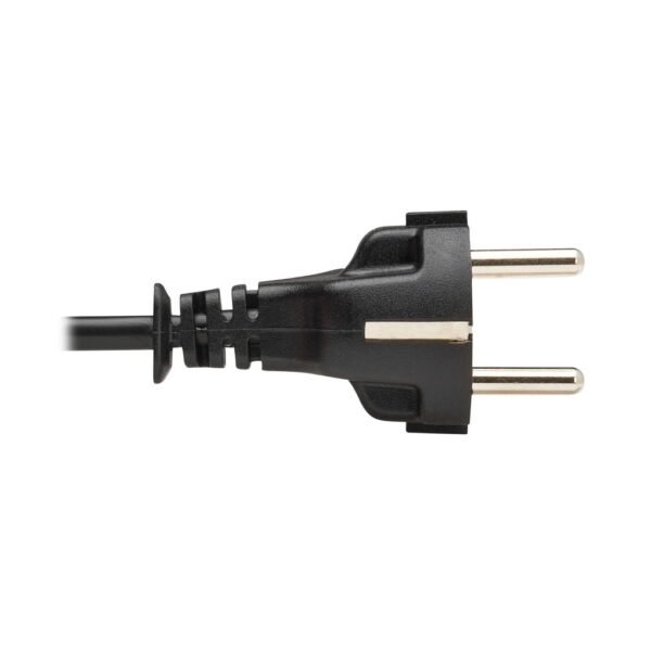 Tripp Lite series Laptop Power Cord, Schuko to C5 - 2.5A, 250V, H05VV-F, 2 m (6.6 ft.), Black - P058-02M-EU