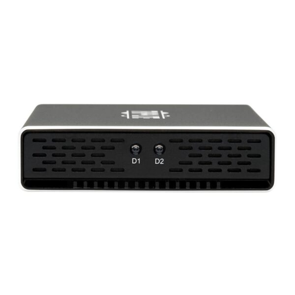72ac6b7c177df0b0d1a44ace3d64f548 Tripp Lite series USB-C to Dual M.2 SATA SSD/HDD Enclosure Adapter - USB 3.1 Gen 2 (10 Gbps), Thunderbolt 3, UASP, RAID