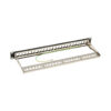 Tripp Lite series 24-Port 1U Rack-Mount Shielded Blank Keystone/Multimedia Patch Panel, RJ45 Ethernet, USB, HDMI, Cat5e/6