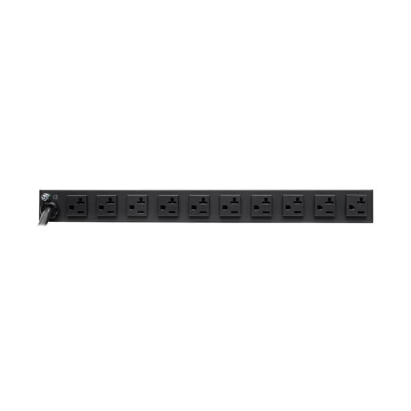Tripp Lite series Isobar 12-Outlet Network Server Surge Protector, 15 ft. (4.57 m) Cord with L5-20P Plug, 3840 Joules, Diagnostic LEDs, 1U Rackmount