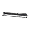 Tripp Lite series 24-Port 1U Rack-Mount Cat5e Feedthrough Patch Panel, RJ45 Ethernet, TAA