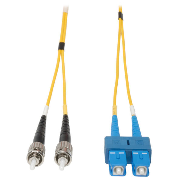 72d82725b89835af33a05be4194eb89c-4 Tripp Lite series Duplex Singlemode 9/125 Fiber Patch Cable (SC/ST), 9M (30 ft.)