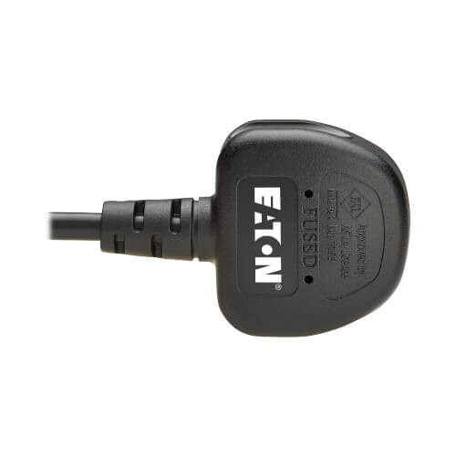 72e4c9efac9b70c8c236a3f0296825e7 Tripp Lite series PDU Power Cord, BS 1363 to C13 - 10A, 250V, H05VV-F, 2 m (6.6 ft.), Black