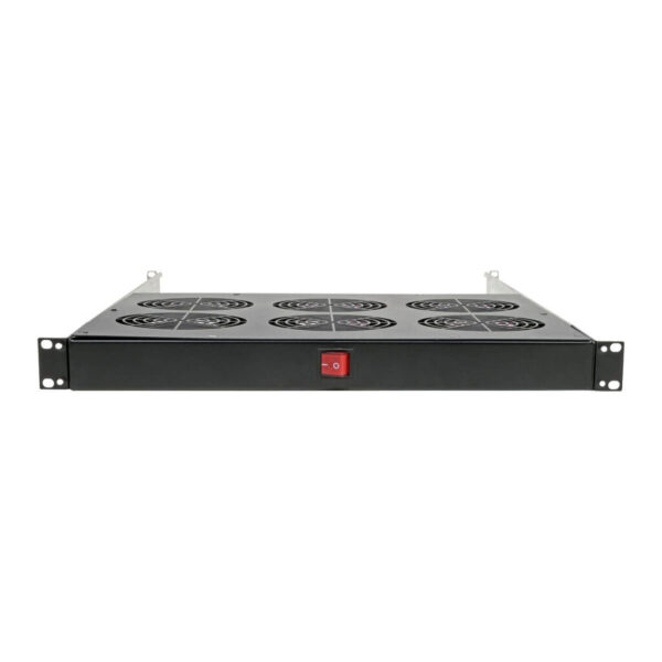 Tripp Lite series Fan Tray for 19 in. Racks - 1U, 6 120V High-Performance Fans, 576 CFM, C14 Inlet