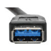 73428feb24343d06aa7e389dc724462d Tripp Lite series USB 3.0 All-in-One Keystone/Panel Mount Coupler Cable (F/F), Angled Connector, Black, 1 ft. (0.31 m)