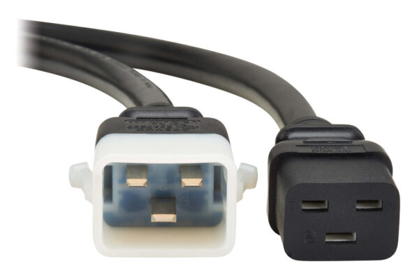 73700777aed57d0ecbaa10e577ec1737 Tripp Lite series PDU Power Cords, C19 to P-Lock C20 - Heavy-Duty, 20A, 250V, 12 AWG, 3 ft. (0.9 m), Black, 6 Pack