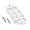 Tripp Lite series Center Plate Insert, Decora Style - Vertical, 6 Ports, TAA