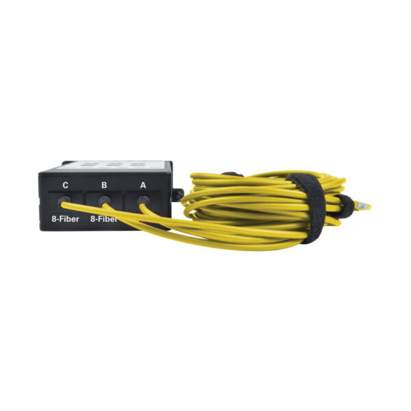 Tripp Lite 40/100Gb Fiber Breakout Cassette with Built-In MTP Cables, (x3) 8-Fiber Singlemode MTP/MPO to (x12) LC Duplex 9/125 - N482-3M8L12S-B