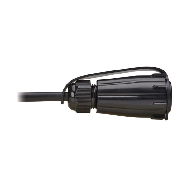 Tripp Lite series Rigid Industrial RF Coaxial Cable (M/M) - IP68, BNC Connectors, 10 ft. (3.1 m), Black