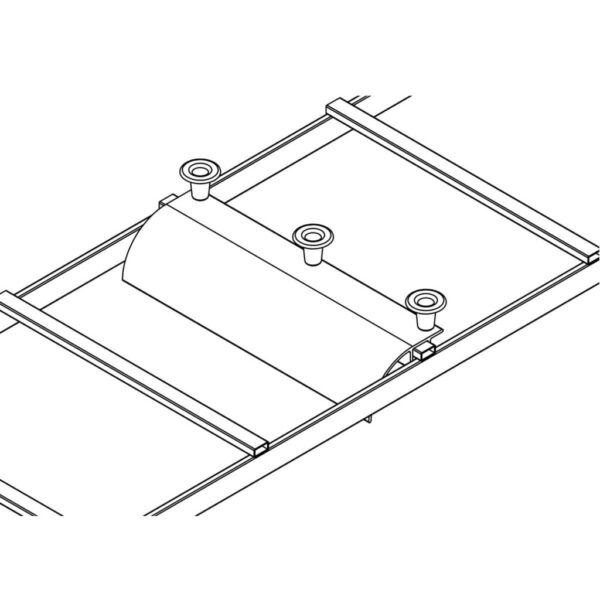 738edb9e367cd299f5b85fc1f608728d Tripp Lite series Cable Runway Radius Drop for 18 in. Straight & 90-Degree Ladder Sections - Hardware Included