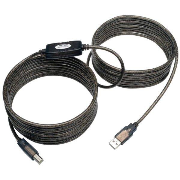 73e2060d697f8da2f3a68b4f7b574faa Tripp Lite series USB 2.0 A to B Active Repeater Cable (M/M), 25 ft. (7.62 m)