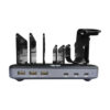 Tripp Lite series 120W Multi-Device Charging Station - 60W USB-C, 2x 20W USB-C, and 3x USB-A Ports for Smartphone, Tablet and Apple Watch with Storage