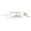 Tripp Lite series USB 3.0 Multimode Fiber Optic Transceiver Ethernet Adapter, 10/100/1000 Mbps, 1310nm, 550m, LC