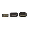 74538f2c646530a7569912c19f5b8efb Tripp Lite series HDMI to DisplayPort Active Adapter Cable (M/M) - 4K, USB Power, Black, 2 m (6.6 ft.)