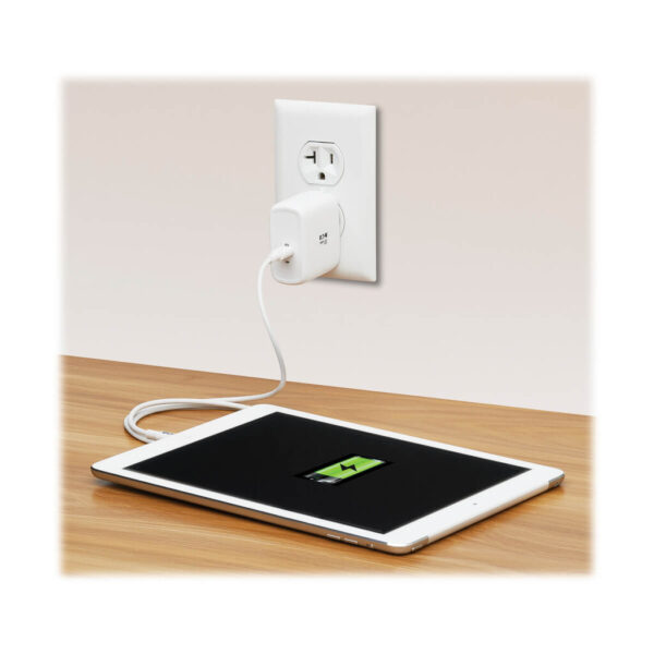 7462b9b4788da4d86d27750f6260a8c1 Tripp Lite series Compact USB-C Wall Charger - GaN Technology, 65W PD Charging, White