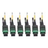 Tripp Lite series MTP/MPO (APC) Singlemode Slim Trunk Cable, 24-Strand, 40/100 GbE, 40/100GBASE-PLR4, Plenum, 6mm Dual Jacket, 11 m (36 ft.)