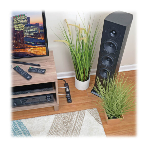 Tripp Lite series Protect It! 6-Outlet Surge Protector, 15 ft. Cord, 1200 Joules, Black Housing