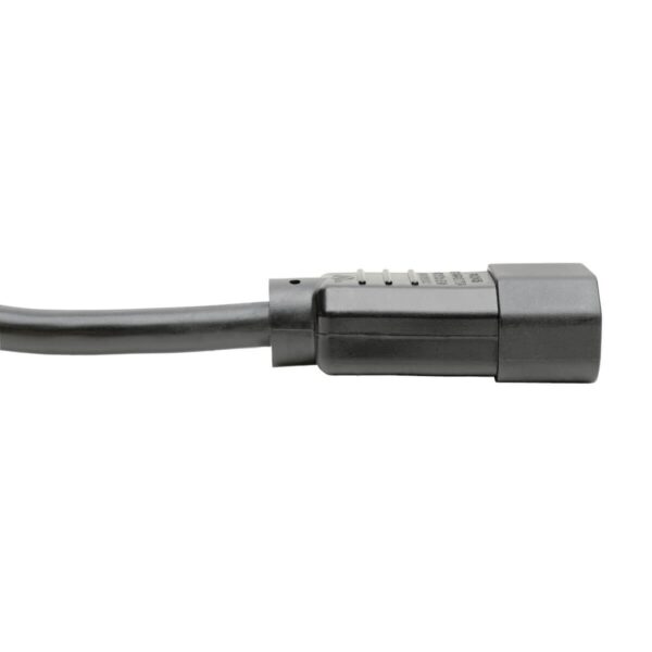 Tripp Lite series Heavy-Duty PDU Power Cord, C13 to C14 - 15A, 250V, 14 AWG, 6 ft. (1.83 m), Black