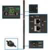 7485d8be07174cb5a9f3991a577aec92 Eaton 2.9kW Single-Phase Switched PDU, LX Platform, Outlet Monitoring, 120V Outlets (24 NEMA 5-15/20R), L5-30P Plug, 0U, TAA - PDUMVR30NETLX