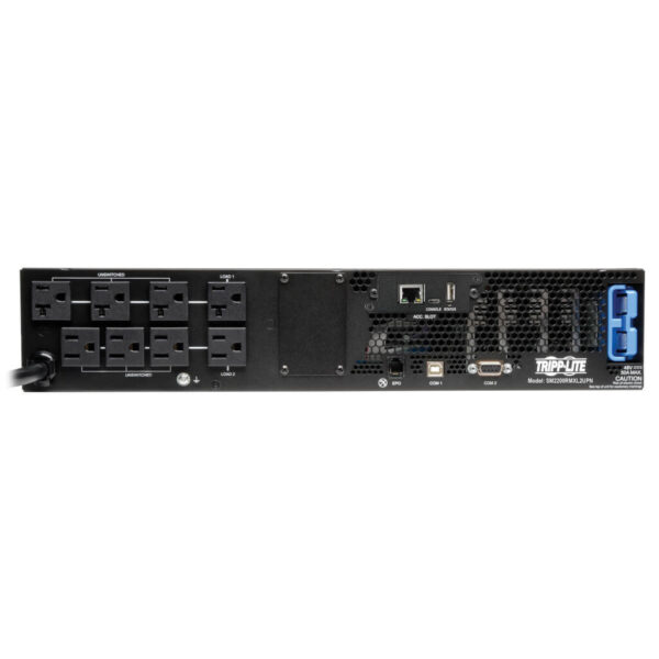 Tripp Lite series SmartPro 120V 2200VA 1920W Line-Interactive Sine Wave UPS, 2U, Extended Run, WEBCARDLXE, LCD, USB, DB9