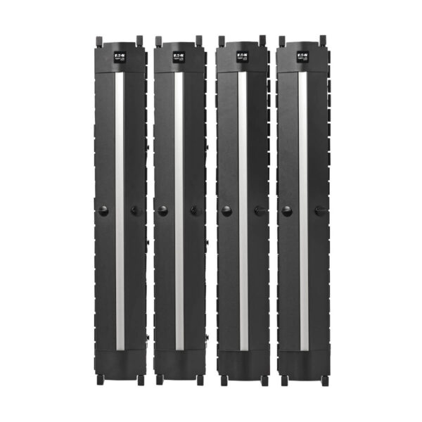 750d66cf99ceb34071970abcf33462b8 Tripp Lite series High-Capacity Vertical Cable Manager - Deep Double Finger Duct with Cover, Double Sided, 6 in. Wide, Black, 7 ft. (2.2 m)