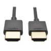 Tripp Lite series Slim High-Speed HDMI Cable with Ethernet and Digital Video with Audio, UHD 4K 60Hz (M/M), 3 ft. (0.91 m)