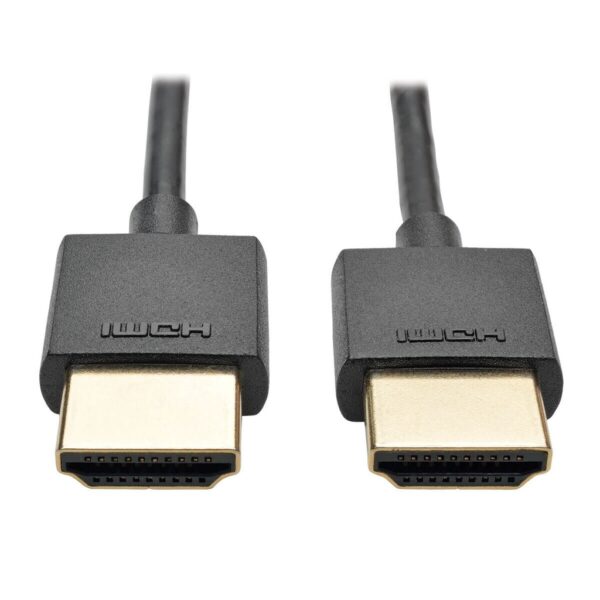 Tripp Lite series Slim High-Speed HDMI Cable with Ethernet and Digital Video with Audio, UHD 4K 60Hz (M/M), 3 ft. (0.91 m)