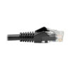 Tripp Lite series Cat6 Gigabit Snagless Molded (UTP) Ethernet Cable (RJ45 M/M), PoE, Black, 7 ft. (2.13 m)