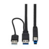 75cba44b0de350e5fb78e2e2254b3c16 Tripp Lite series USB 3.0 SuperSpeed Active Repeater Cable (A to B M/M), 25 ft. (7.6 m)