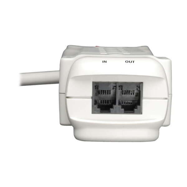 75cf3d8d8f54d24561d5e8d64a5131fa Tripp Lite series Protect It! 7-Outlet Surge Protector, 12 ft. (3.66 m) Cord, 1080 Joules, Fax/Modem Protection, RJ11 - SUPER6TEL12
