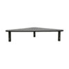 Tripp Lite series Monitor Riser for Desk, 12 x 20 in. - Height Adjustable, Corner, Metal, Black